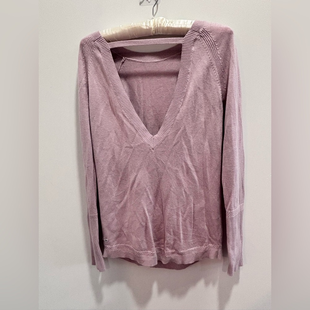 🌸 Lululemon Hello Drop Back Pullover Sweater – Smoky Blush🌸 - Picture 2 of 12